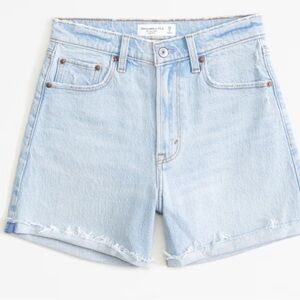 Abercrombie & Fitch Light Blue Denim Jean Shorts